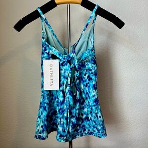 ATHLETA Triangle Tankini Top (xs) NWT